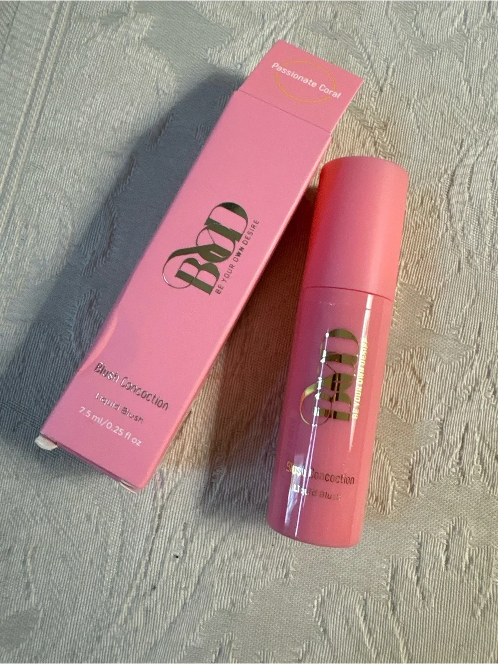 BYOD Blush Concoction Liquid Cream Blush — Passionate Coral BNIB